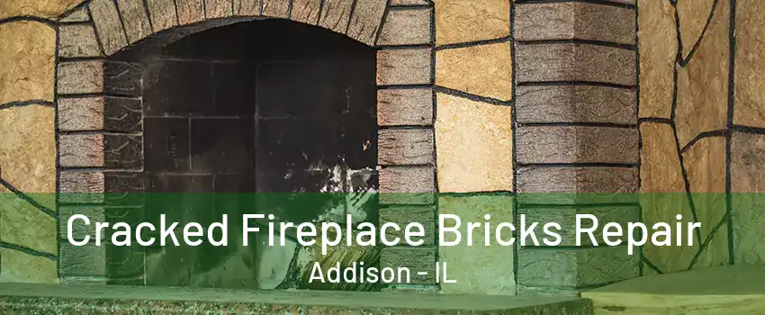 Cracked Fireplace Bricks Repair Addison - IL