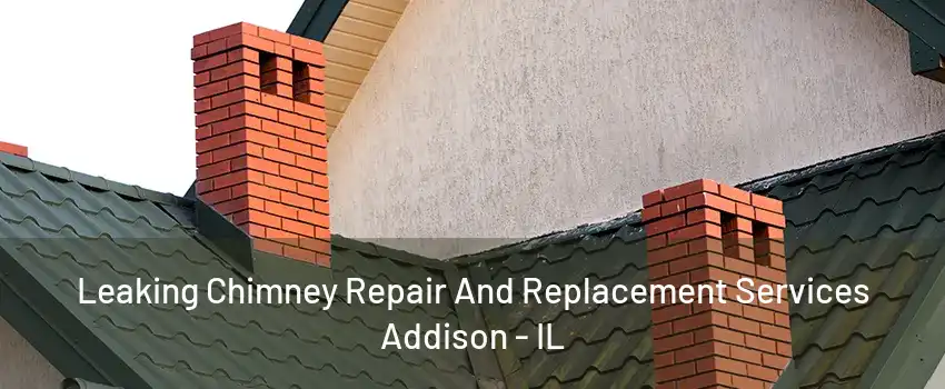 Leaking Chimney Repair And Replacement Services Addison - IL